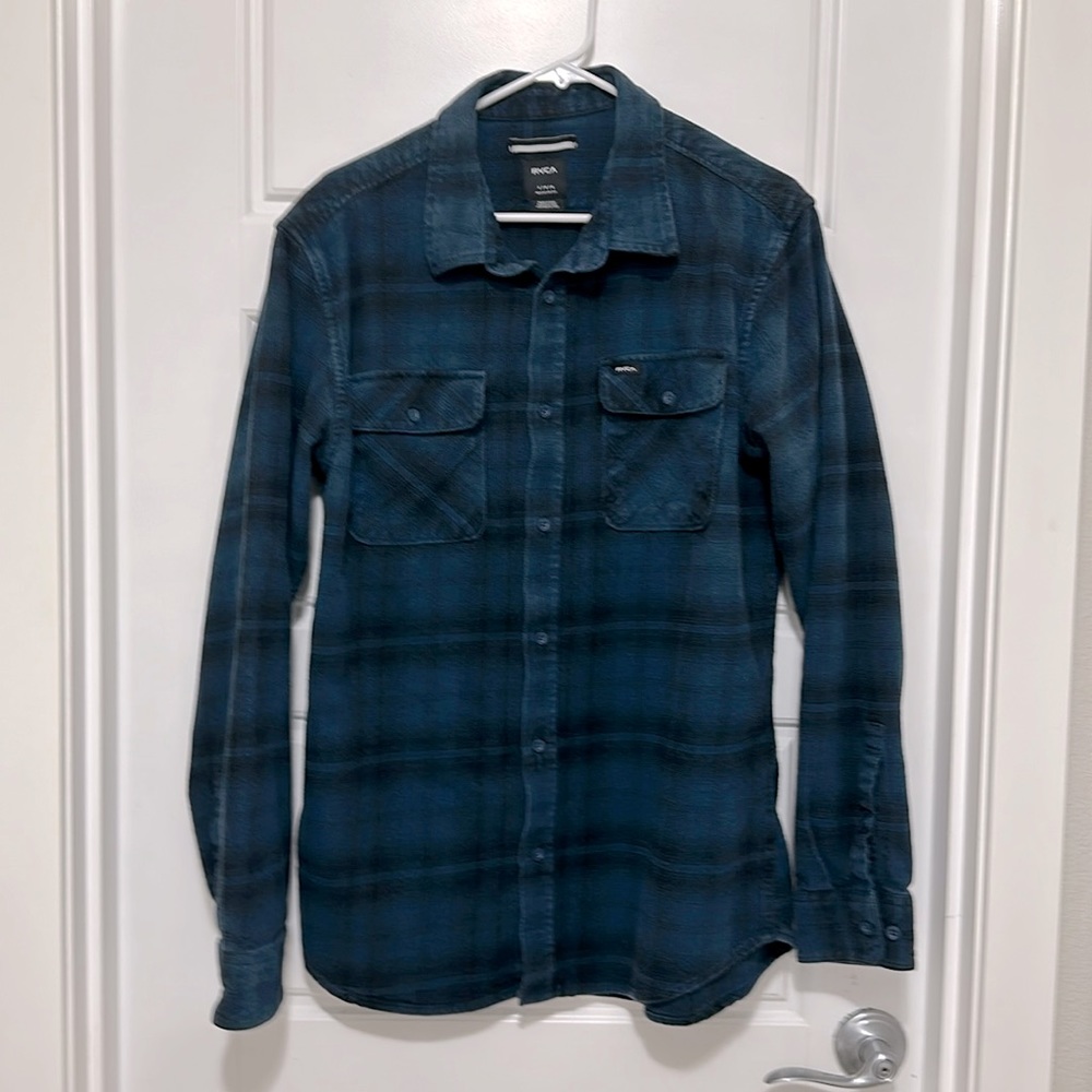 RVCA FLANNEL  SIZE: LARGE